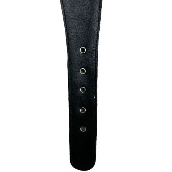 Chicos Leather Velvet Medallion Embellished Belt - Picture 12 of 16